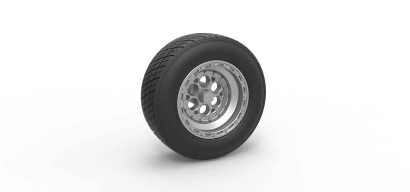 Front wheel from Sprint car Version 2 Scale 1:25
