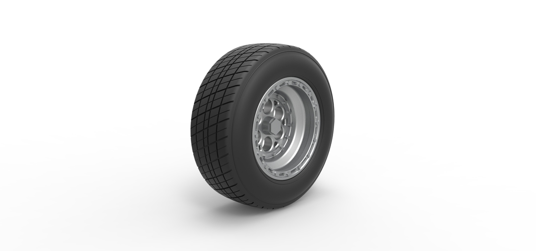 Front wheel from Sprint car Version 2 Scale 1:25 3D Print 512563