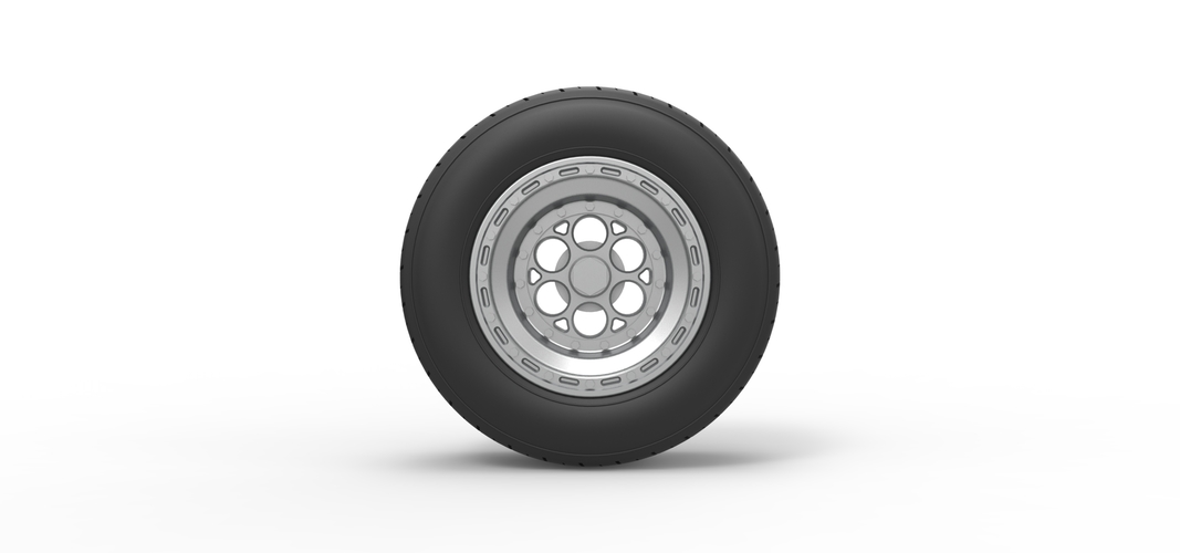 Front wheel from Sprint car Version 2 Scale 1:25 3D Print 512566