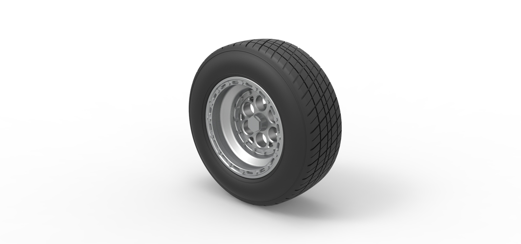 Front wheel from Sprint car Version 2 Scale 1:25 3D Print 512568