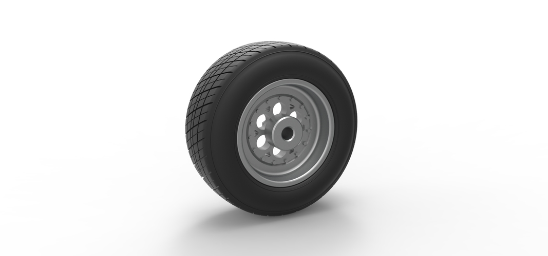 Front wheel from Sprint car Version 2 Scale 1:25 3D Print 512570