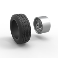 Front wheel from Sprint car Version 2 Scale 1:25 - Thumbnail 11