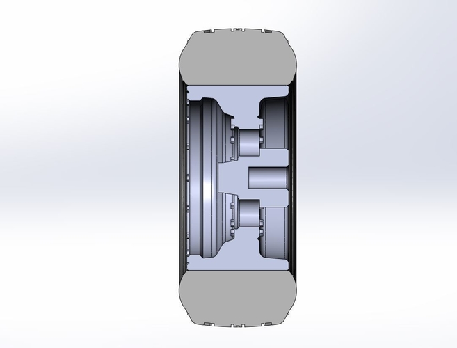 Front wheel from Sprint car Version 2 Scale 1:25 3D Print 512573