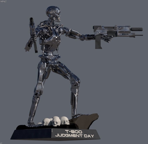 Terminator T-800 Judgment Day 3D Print 512574