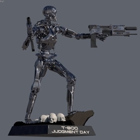 Small Terminator T-800 Judgment Day 3D Printing 512574