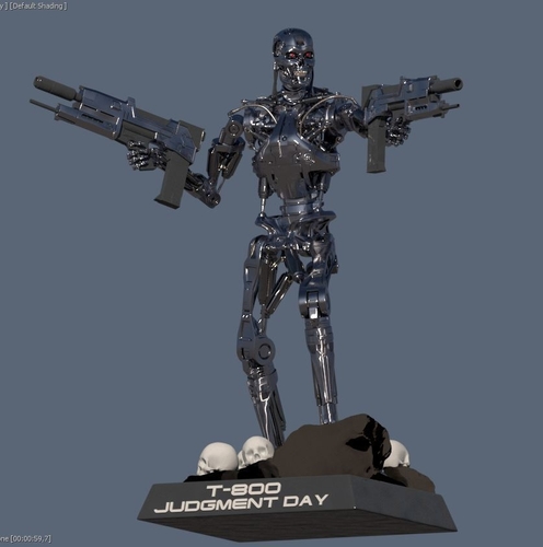 Terminator T-800 Judgment Day 3D Print 512579