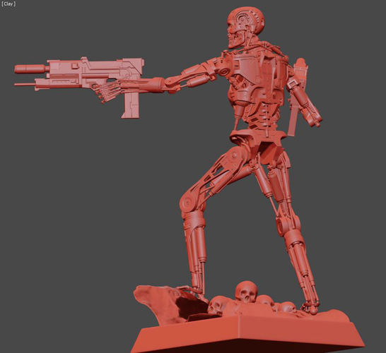 Terminator T-800 Judgment Day 3D Print 512582