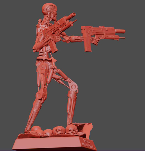 Terminator T-800 Judgment Day 3D Print 512584