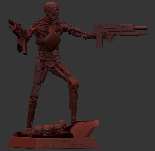 Terminator T-800 Judgment Day 3D Print 512590