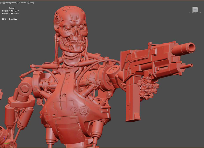 Terminator T-800 Judgment Day 3D Print 512595