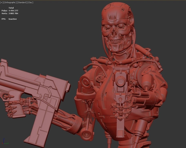 Terminator T-800 Judgment Day 3D Print 512598