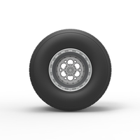 Rear wheel from Sprint car Version 2 Scale 1:25 - Thumbnail 5