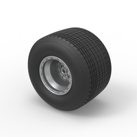 Rear wheel from Sprint car Version 2 Scale 1:25 - Thumbnail 7