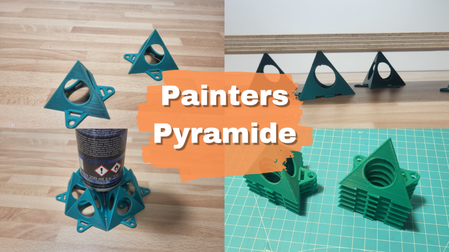 painters pyramide - stackable 3D Print 512661