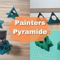 Small painters pyramide - stackable 3D Printing 512661