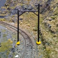n scale overhead line poles - Thumbnail 2