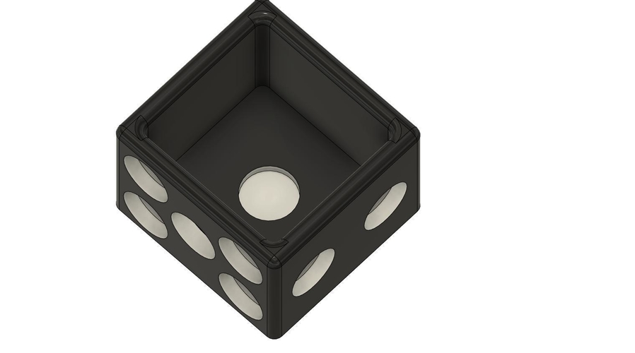 Dice ashtray 3D Print 512671