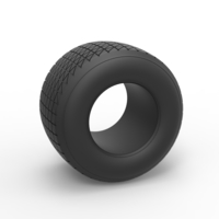 Dirt Sprint racing tire 15 Scale 1:25 - Thumbnail 1