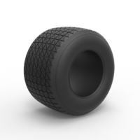 Dirt Sprint racing tire 15 Scale 1:25 - Thumbnail 2