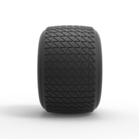 Dirt Sprint racing tire 15 Scale 1:25 - Thumbnail 4