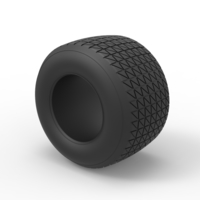 Dirt Sprint racing tire 15 Scale 1:25 - Thumbnail 7