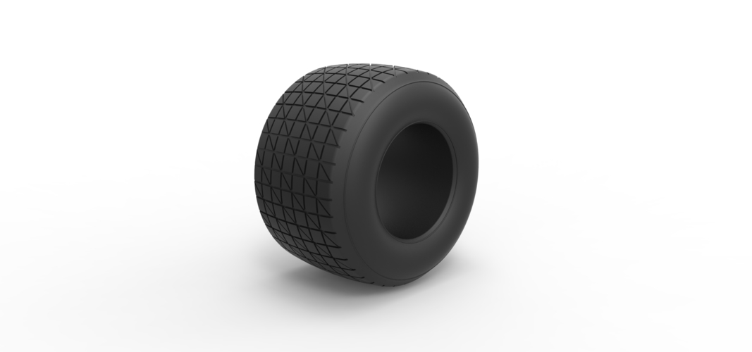 Diecast Dirt Sprint racing tire 16 Scale 1:25 3D Print 512726