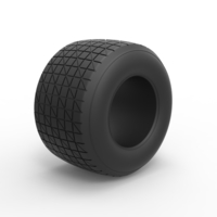 Dirt Sprint racing tire 16 Scale 1:25 - Thumbnail 2