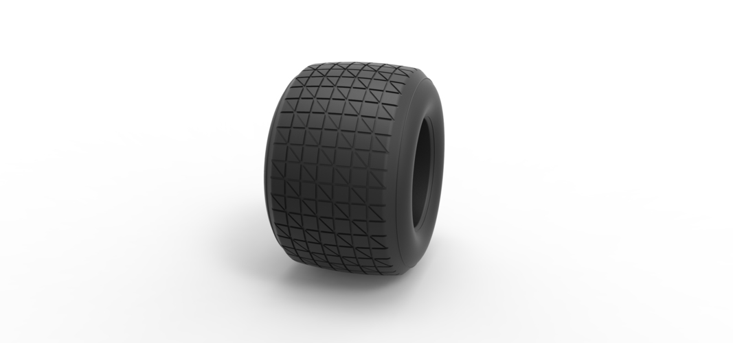 Diecast Dirt Sprint racing tire 16 Scale 1:25 3D Print 512727