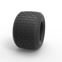 Dirt Sprint racing tire 16 Scale 1:25 - Thumbnail 3