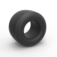 Dirt Sprint racing tire 17 Scale 1:25 - Thumbnail 1