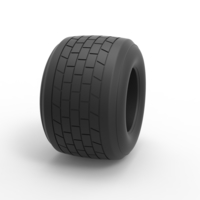 Dirt Sprint racing tire 17 Scale 1:25 - Thumbnail 3