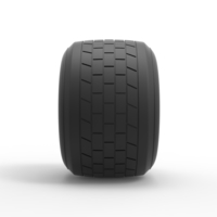Dirt Sprint racing tire 17 Scale 1:25 - Thumbnail 4