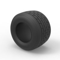 Dirt Sprint racing tire 17 Scale 1:25 - Thumbnail 7