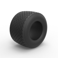 Dirt Sprint racing tire 18 Scale 1:25 - Thumbnail 2