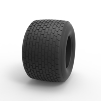 Dirt Sprint racing tire 18 Scale 1:25 - Thumbnail 3