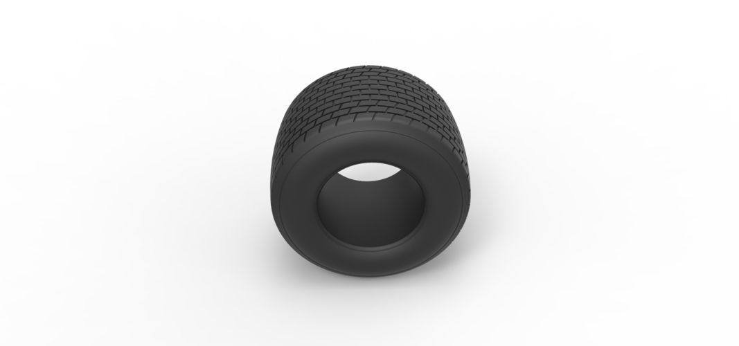 Dirt Sprint racing tire 18 Scale 1:25 3D Print 512744