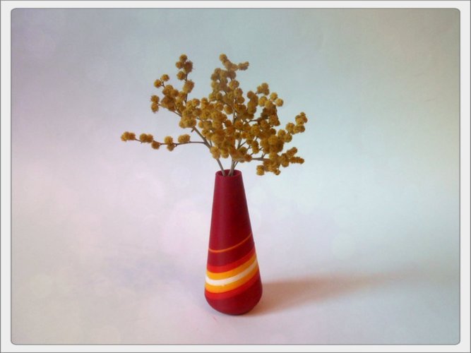 Red vase 3D Print 51276