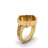 Gold Signet Ring R 206 - Thumbnail 4