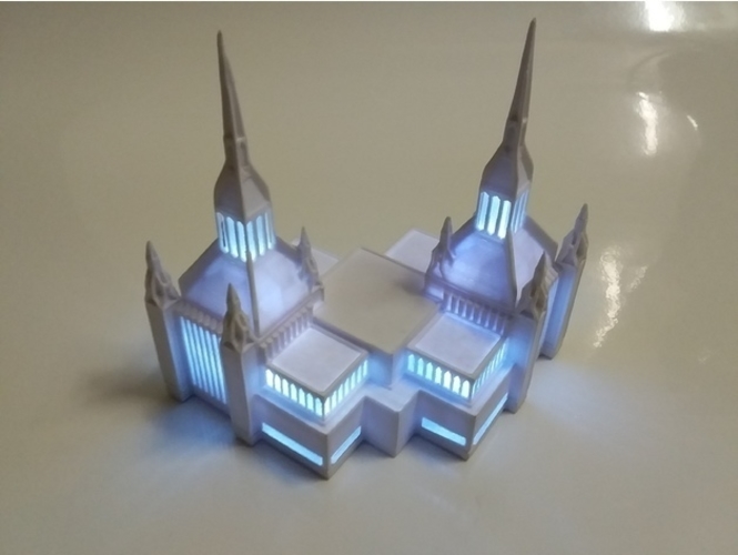 San Diego Temple 3D Print 512802