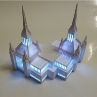 Small San Diego Temple 3D Printing 512802