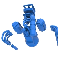 Engine V8 for Sprint car Scale 1:25 - Thumbnail 20