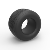 Dirt Sprint racing tire 19 Scale 1:25 - Thumbnail 1