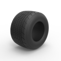Dirt Sprint racing tire 19 Scale 1:25 - Thumbnail 2