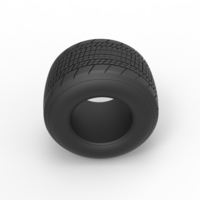 Dirt Sprint racing tire 19 Scale 1:25 - Thumbnail 6