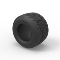 Dirt Sprint racing tire 19 Scale 1:25 - Thumbnail 7