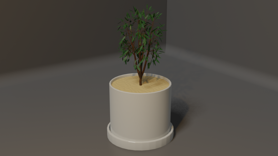 Potted Plant 3D model 3D Print 512841