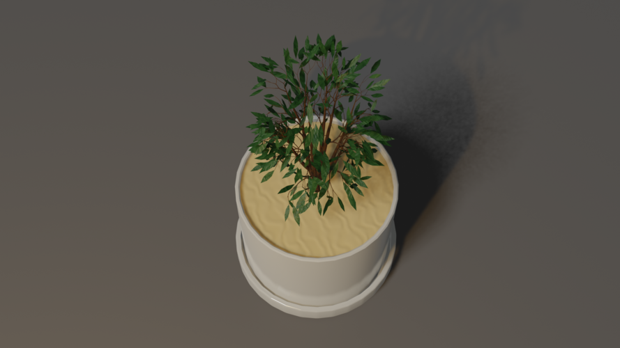 Potted Plant 3D model 3D Print 512843