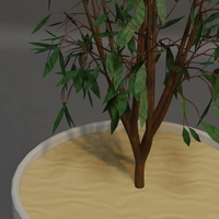Potted Plant 3D model - Thumbnail 4