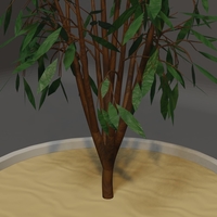 Potted Plant 3D model - Thumbnail 5