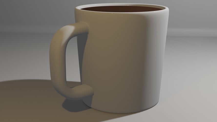 Cup With Coffee 3D model 3D Print 512872